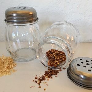 Parmesan Cheese - Chili Pequin Shakers 6oz Set -2